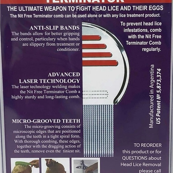 Nit Free Terminator Comb - Picture 3 of 8